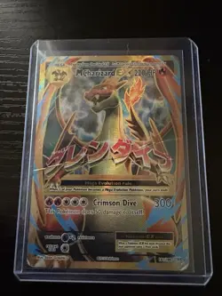 Pokemon TCG Mega Charizard Ex From Xy Evolutions Card 101/108 Heavily Damaged. - Image 1