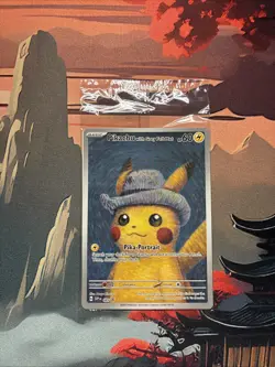 Pokemon x Van Gogh: Pikachu with Grey Felt Hat - 085 Promo Card - Sealed - Image 1