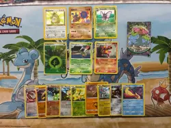 Vintage Pokemon Card Lot Holo Etc MP-Damaged Charizard E3 Pikachu Fire 1210+ - Image 2