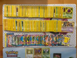 Vintage Pokemon Card Lot Holo Etc MP-Damaged Charizard E3 Pikachu Fire 1210+ - Image 3
