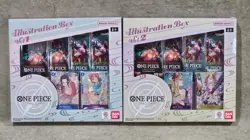 One Piece Trading Card Game Lot of 2 Illustration Box Volume 1 & 2 +++++++++++++ - Image 1