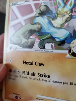 Lucario C 31/147 SP Pokemon TCG Platinum Supreme Victors Rare Card Cynthia LP-NM - Image 5