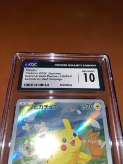 CGC Gem Mint Pikachu 088 Sv: Scarlet & Violet Promo Cards Holo - Image 3
