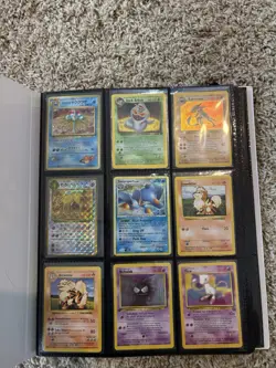 Pokemon TCG Card BINDER-VINTAGE: Holos Shadowless First Edition Base Set + More - Image 1