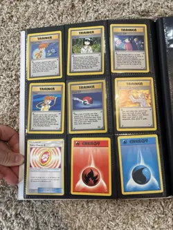 Pokemon TCG Card BINDER-VINTAGE: Holos Shadowless First Edition Base Set + More - Image 4