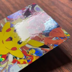 Pokemon 1995 Vending Prism Firework Holo Sticker 30 34 Pikachu Mew Vintage Card - Image 5
