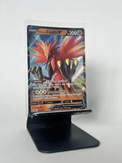 Pokemon Galarian Zapdos V-Chilling Reign Full Art Holo Ultra Rare Card 080/198 - Image 1