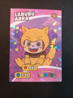 Labubu Abra Pokemon Labubu Cards Trading Game Card Peru US Seller MINT - Image 1