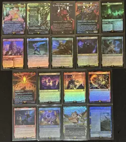 Final Fantasy MTG Foil Extended Art Borderless -34 Card Lot- Yuna Y'shtola - Image 2