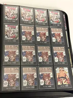 Lot of (832) One Piece Assorted Trading Cards w/ Binder - Image 4