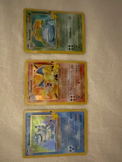 Pokemon cards - Charizard, Venusaur, Blastoise - Image 1