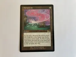 Memory Jar - Urza's Legacy - Magic The Gathering MTG - MP Moderately Play - Image 1