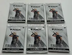 Lot of (6) Magic The Gathering Final Fantasy Play Booster Pack SEALED - Image 1