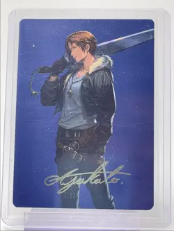 SQUALL, SEED MERCENARY 2025 MAGIC FINAL FANTASY ART GOLD SCRIPT Q5502 - Image 1