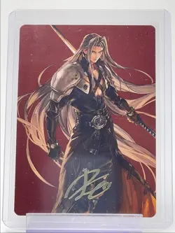 SEPHIROTH, FABLED SOLDIER 2025 MAGIC FINAL FANTASY ART GOLD SCRIPT Q5502 - Image 1