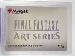 SEPHIROTH, FABLED SOLDIER 2025 MAGIC FINAL FANTASY ART GOLD SCRIPT Q5502 - Image 2