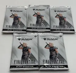 Lot of (5) Magic The Gathering Final Fantasy Play Booster Pack SEALED - Image 1