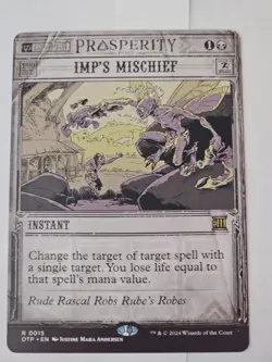 MTG - Imp's Mischief - Outlaws of Thunder Junction - Image 1