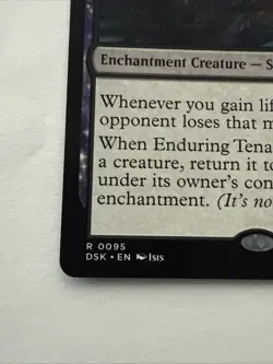 MTG Enduring Tenacity 0095 Reg Duskmourn: House of Horror NM DSK - Image 2
