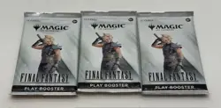 Lot of (3) Magic The Gathering Final Fantasy Play Booster Pack SEALED - Image 1