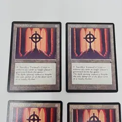 Lot of 4 Vintage Magic The Gathering MTG The Dark Tormod's Crypt 1994 NM / M - Image 2