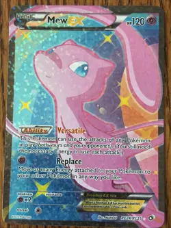 Pokemon Mew EX RC24/RC25 Legendary Treasures Radiant Holo Full Art UR Eng 120 - Image 1