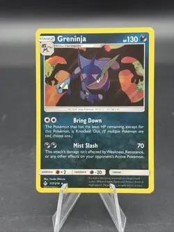 Pokemon TCG Greninja Charizard Silhouette Holo 117/214 Unbroken Bonds - Image 1