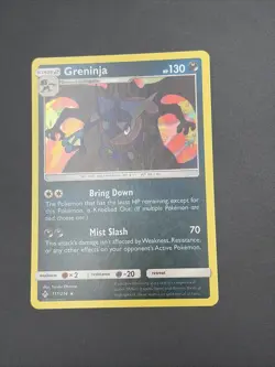 Pokemon TCG Greninja Charizard Silhouette Holo 117/214 Unbroken Bonds - Image 3