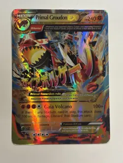 The Pokemon Company Primal Groudon EX 86/160 XY Primal Clash Holo 240HP - Image 1