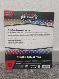 Pokemon TCG Scarlet & Violet Prismatic Evolutions Binder Collection Sealed - Image 2
