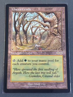 GAEA'S CRADLE Magic The Gathering - Urza's Saga * Authentic * Reserve List * LP - Image 4