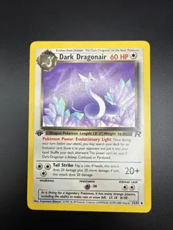 Pokemon Dark Dragonair 1st Edition #33/82 Non-Holo NM - Image 1