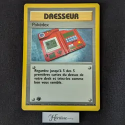 Carte Pokemon Pokedex 87/102 Edition 1 Set de Base wizards Francais VF - Image 1
