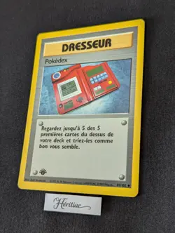 Carte Pokemon Pokedex 87/102 Edition 1 Set de Base wizards Francais VF - Image 2