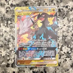 Pokemon Reshiram & Zekrom GX 157/236 Cosmic Eclipse Ultra Rare TAG TEAM Holo - Image 1
