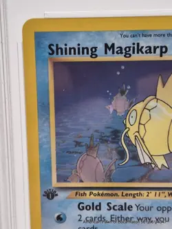 2001 Pokemon Shining Magikarp 1st Edition Neo Revelation Holo #66 PSA 8 MINT - Image 5