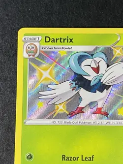 Dartrix SV002/SV122 Pokemon TCG 2021 Rare Holo Shiny Vault Shining Fates NM - Image 3
