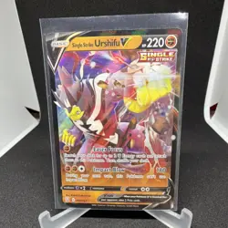 Pokemon TCG Single Strike Urshifu V Swsh05 085/163 Holo 220 HP - Image 1