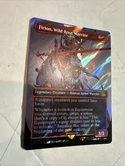 Firion, Wild Rose Warrior (Borderless) (Surge Foil) Final Fantasy MTG - Image 2