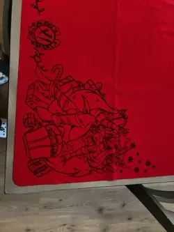 Yu-Gi-Oh! Team Samurai X1 Dollys Christmas Exclusive 2 Player Cloth Playmat! - Image 3