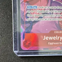 Bandai Jewelry Bonney EB04-002 Egghead/Bonney Pirates R Regular One Piece CCG AA - Image 2