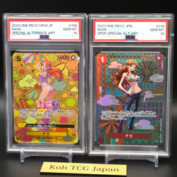 PSA10 Nami SP SR OP08-106 OP01-016 Japanese 2023 ONE PIECE Card 2set - Image 3