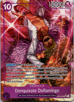 Donquixote Doflamingo OP14-069 SR (Alt Art) One Piece English NM - Image 1