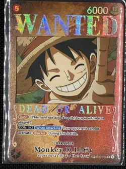 Monkey.D.Luffy SP WANT ST01-012 SR Pillars of Strength One Piece ENG - Image 2