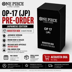 One piece Tgc OP17 Booster Box Japanese PRE-ORDER Release 28/08 - Image 1