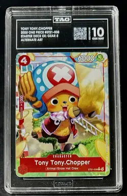 TAG 10 One Piece ST21-008 C* Tony Tony.Chopper - Alt Art - EN - Foil - EX Gear 5 - Image 1