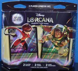Disney Lorcana Wilds Unknown 2-Player Starter Set Buzz Incredibles In Hand(Q-44) - Image 1