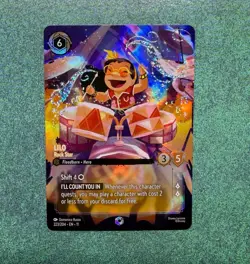 Disney Lorcana Winterspell Lilo Rock Star Enchanted 223/204 - Image 1