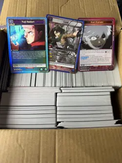 Union Arena Jujutsu Kaisen, Attack on Titan, & Tokyo ghoul Bulk Lot - Image 1