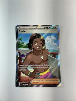 Surfer 235/191 Sv08: Surging Sparks Holo Pokemon TCG Full Art Ultra Rare Card - Image 1